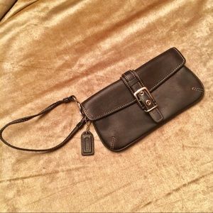 Coach Leather Wristlet